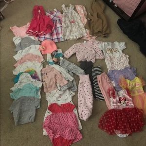 baby girl clothes lot